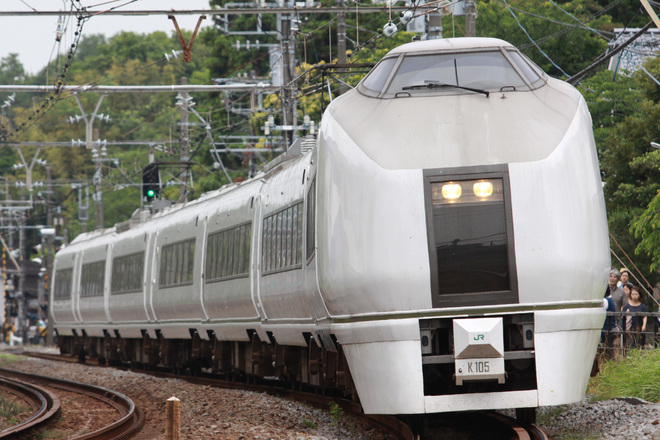 【JR東】急行「ぶらり横浜・鎌倉号」運転を北鎌倉～鎌倉間で撮影した写真