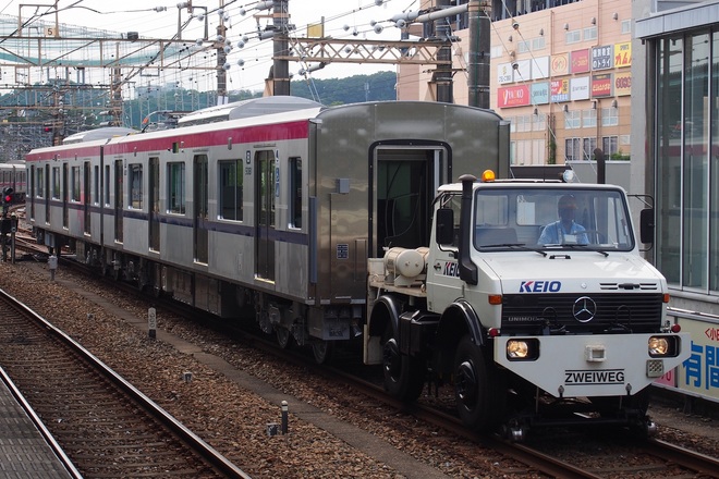 【京王】新5000系 若葉台検車区へ搬入を若葉台駅で撮影した写真