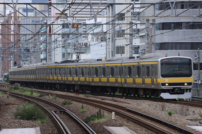 【JR東】E231系ミツB10編成東京総合車両センター入場を恵比寿駅で撮影した写真