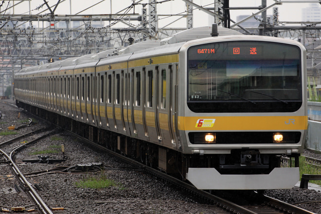 【JR東】E231系ミツB42編成 東京総合車両センター出場を中野駅で撮影した写真