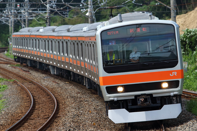 【JR東】E231系ケヨMU2編成 外房線内試運転を大網駅で撮影した写真