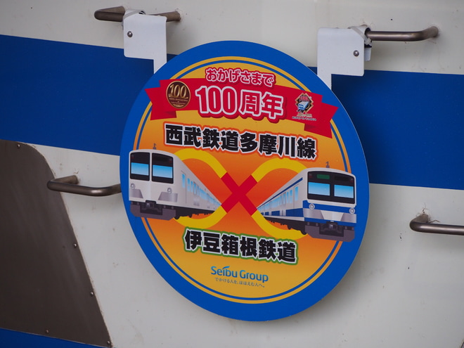 【西武】1249Fが伊豆箱根鉄道1300系カラーにを武蔵境駅で撮影した写真