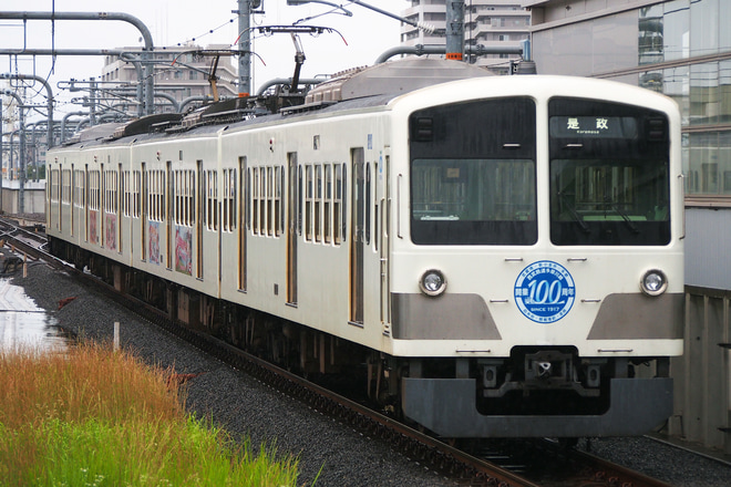 【西武】多摩川線開業100周年HMを武蔵境駅で撮影した写真