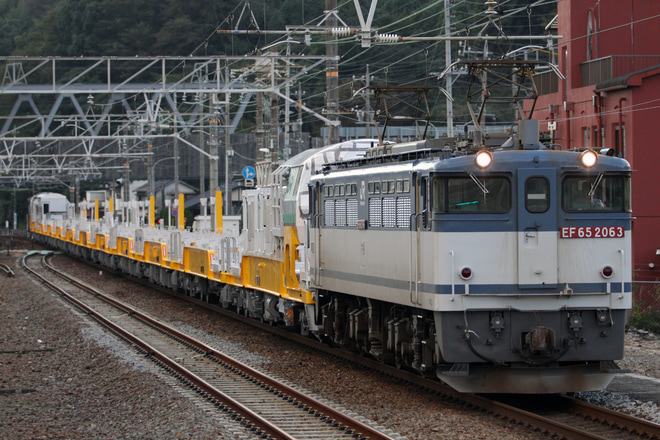 【JR東】キヤE195系甲種輸送を富士川駅で撮影した写真