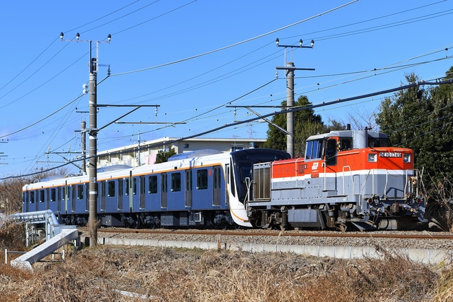 【東急】6020系6121F 甲種輸送を古淵～町田間で撮影した写真