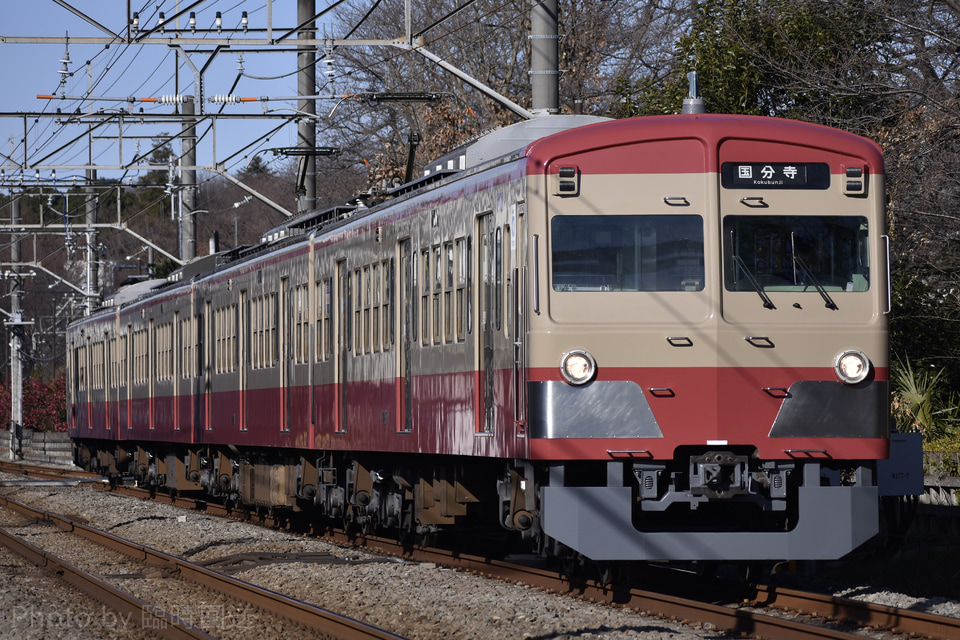 【西武】新101系1247Fが赤電カラーにの拡大写真