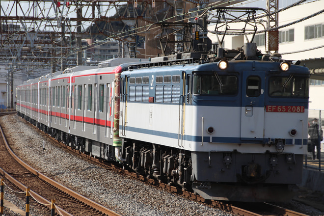 【東武】70000系71709F 甲種輸送を大船駅で撮影した写真