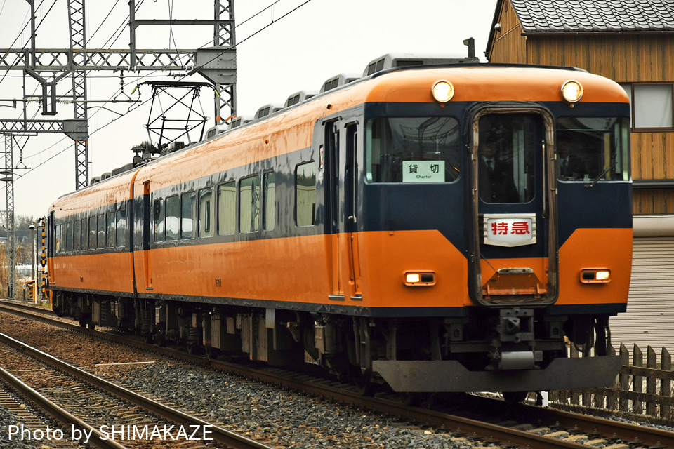 【近鉄】16000系Y07を使用した鉄道友の会主催貸切列車の拡大写真