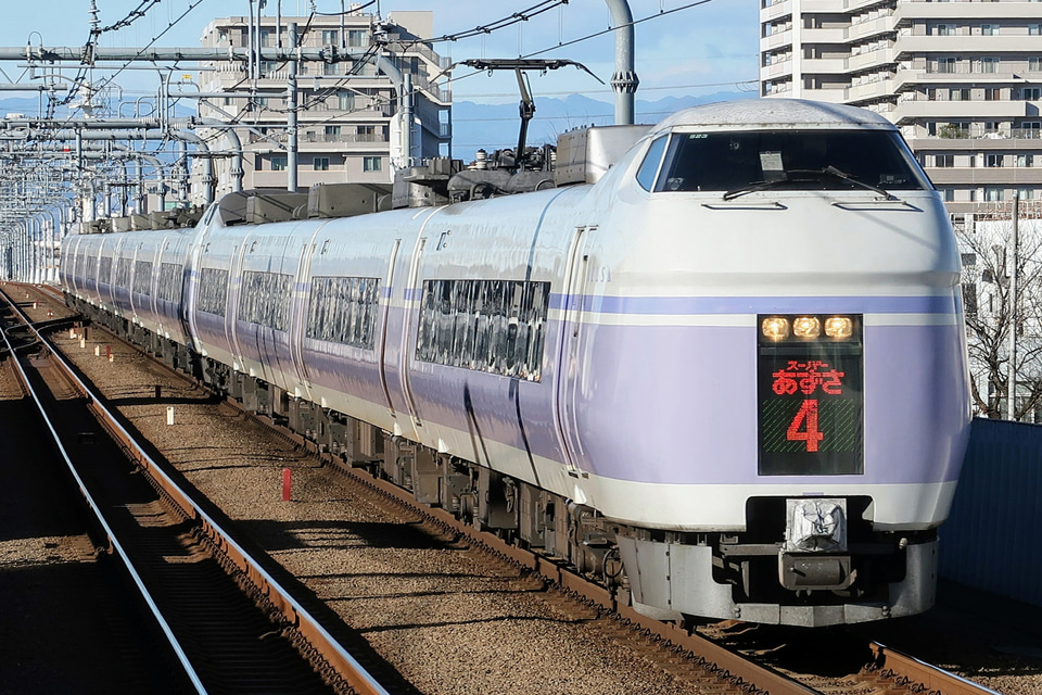 【JR東】特急スーパーあずさ E351系の運用が終了の拡大写真