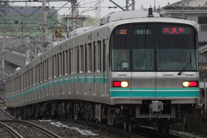【メトロ】9000系9113F 出場試運転 を北綾瀬駅で撮影した写真