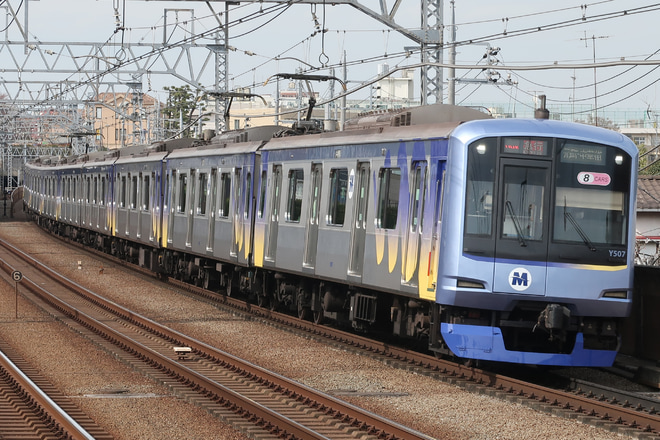 【横高】元東急5050系5156FがY500系Y517Fとなって運用再開を多摩川駅で撮影した写真