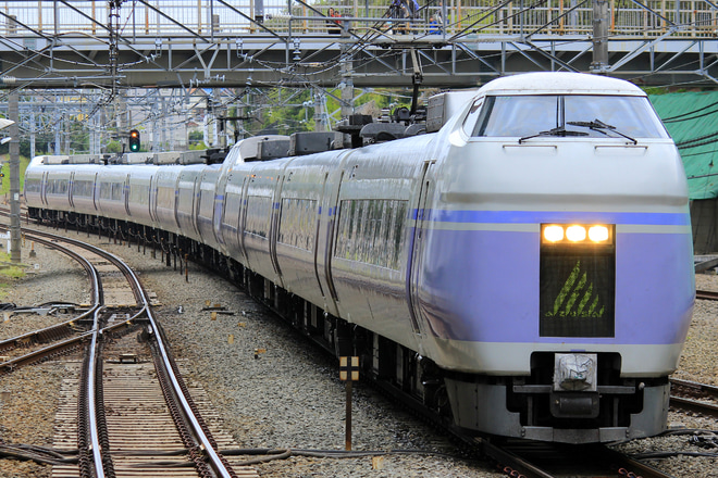 【JR東】「ありがとうE351系 松本～新宿ラストランの旅」運転を国分寺駅で撮影した写真