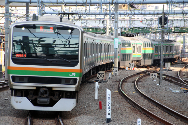 【JR東】E231系コツK-41編成 東京総合車両センター入場を大崎駅で撮影した写真