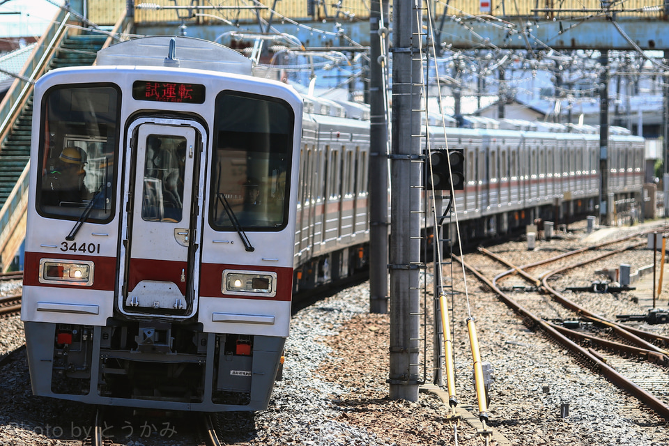 【東武】30000系31601F+31401F 川越工場出場の拡大写真