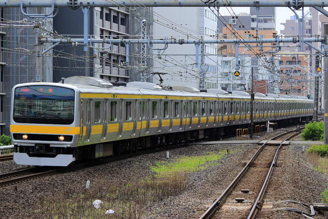 【JR東】E231系ミツB11編成営業運転開始を錦糸町駅で撮影した写真