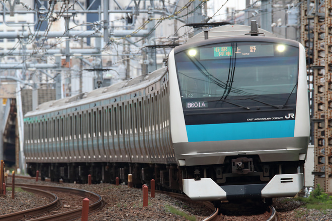 【JR東】品川駅線路切替工事による臨時ダイヤを蕨～西川口間で撮影した写真