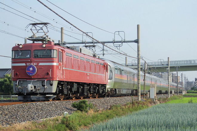 【JR東】EF81-81牽引カシオペア紀行 を新白岡～久喜間で撮影した写真