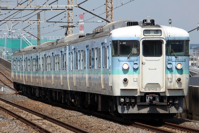 【JR東】115系ニイL99編成 廃車回送を西浦和駅で撮影した写真