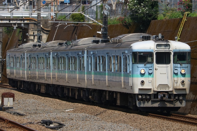 【JR東】115系ニイL99編成 廃車回送を東所沢駅で撮影した写真