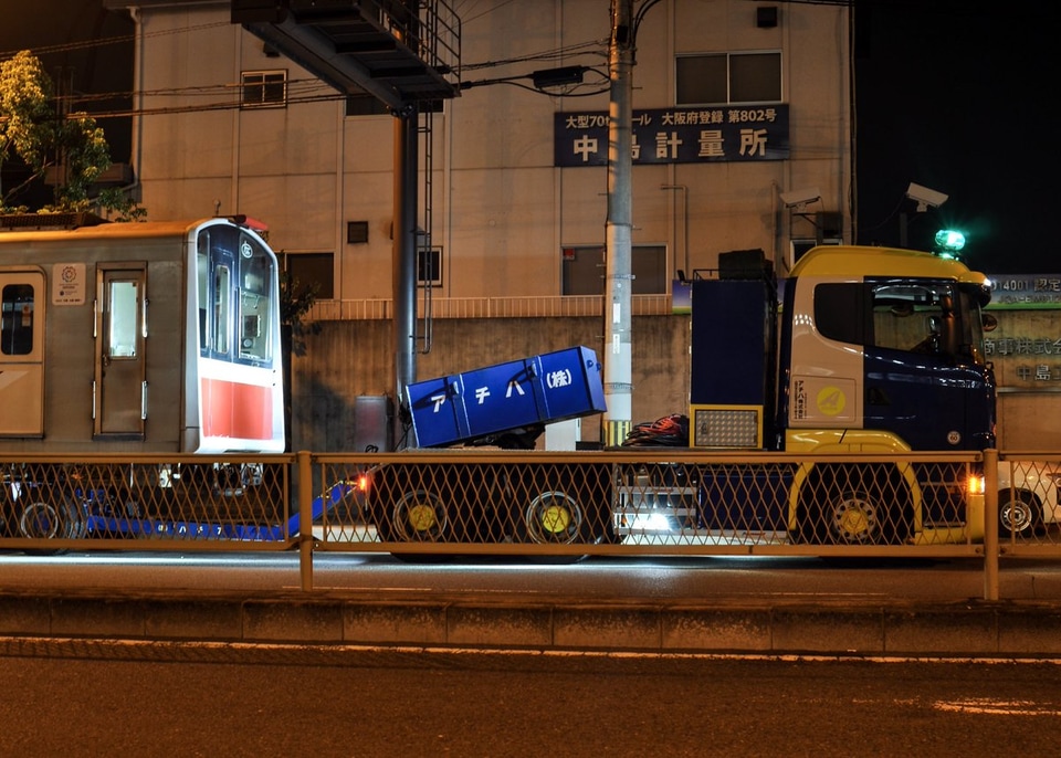 【大阪メトロ】10系1116F廃車に伴う陸送の拡大写真