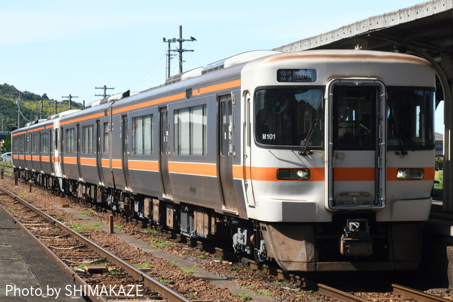 【JR海】 熊野大花火大会 臨時列車(2018)を多気駅で撮影した写真