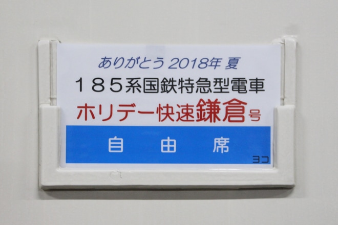 【JR東】185系使用「ホリデー快速鎌倉」運用終了