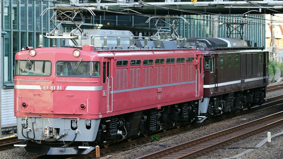 JR東】EF81-81＋EF64-1052東京総合車両センター展示返却回送 |2nd 