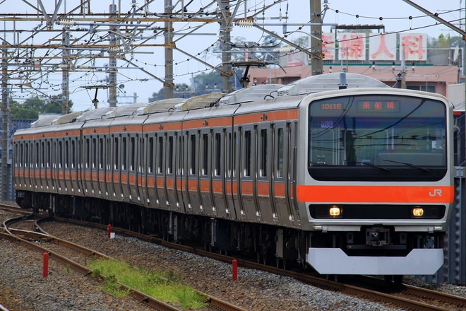 【JR東】E231系ケヨMU33編成 営業運転開始 を南流山駅で撮影した写真