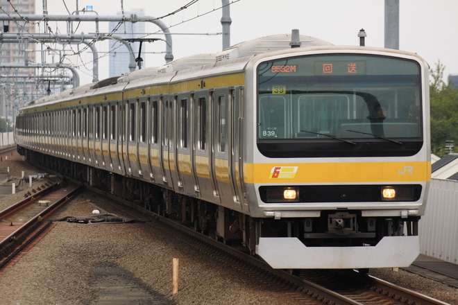 【JR東】E231系ミツB39編成返却回送を東小金井駅で撮影した写真