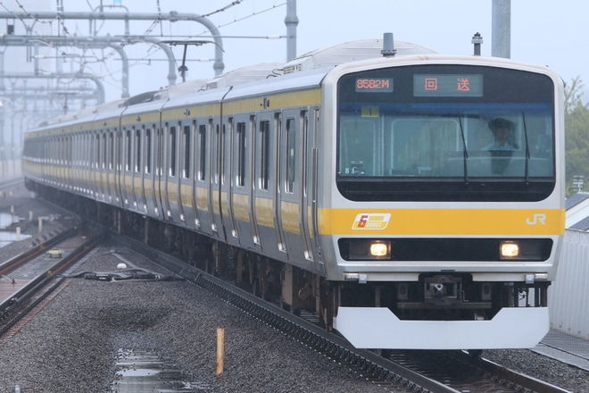 【JR東】E231系ミツB1編成返却回送を東小金井駅で撮影した写真