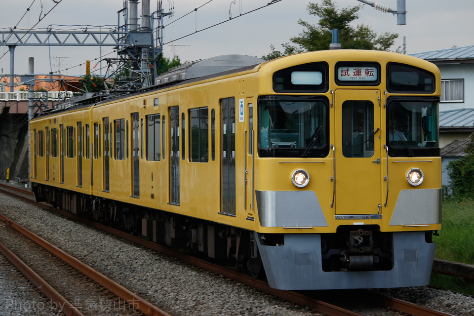 【西武】2000系2461F 列車無線工事に伴う試運転の拡大写真