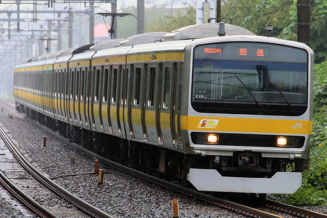 【JR東】E231系ミツB26編成 豊田車両センターへ回送を西国分寺駅で撮影した写真