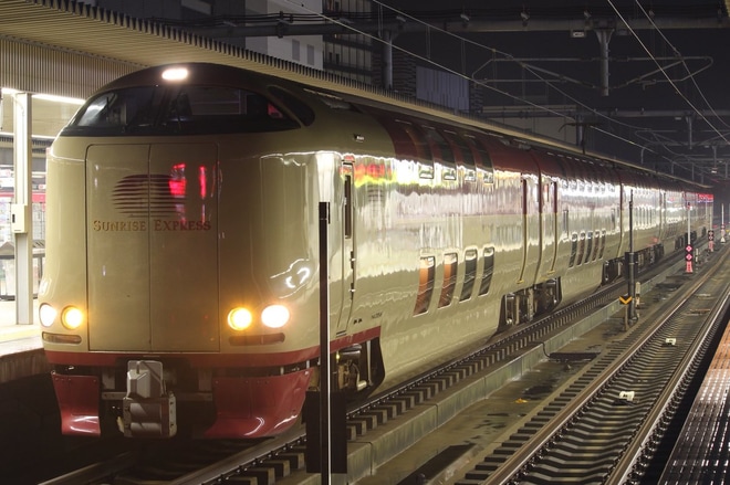 【JR西】サンライズ出雲93号運転を姫路駅で撮影した写真
