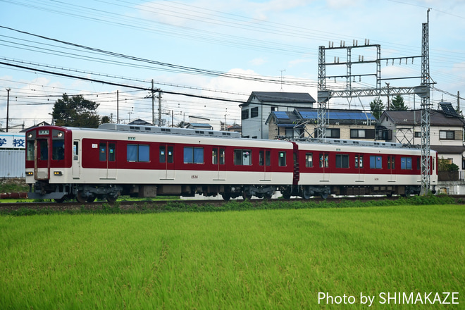 【近鉄】1436系VW36出場試運転を築山～五位堂間で撮影した写真