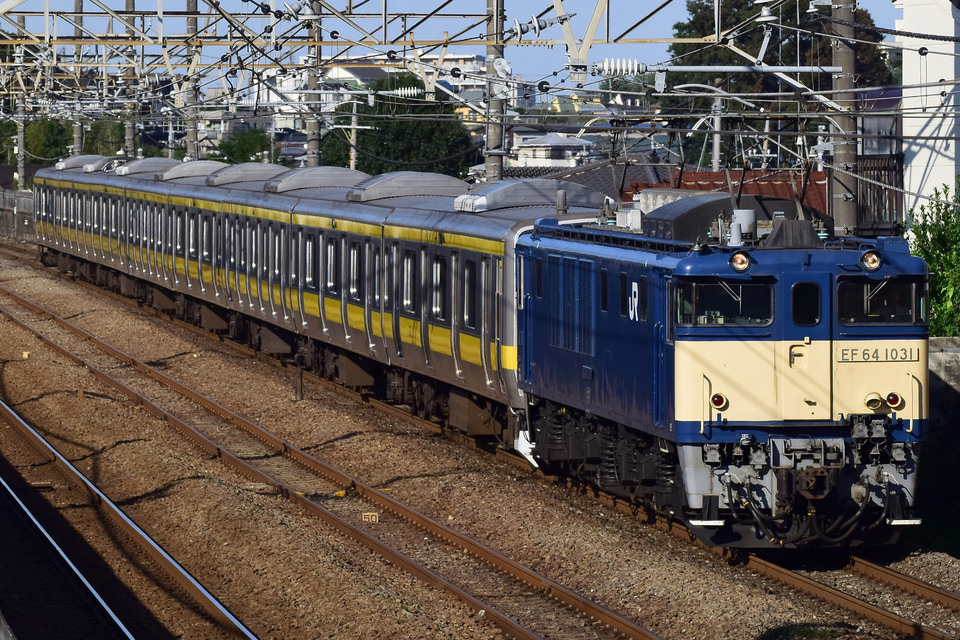 【JR東】E231系余剰サハ廃車回送の拡大写真