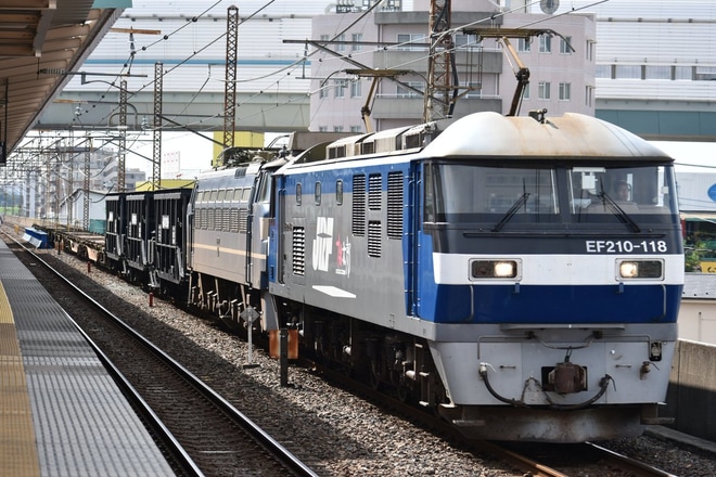 【JR貨】EF66-27高崎へを西浦和駅で撮影した写真