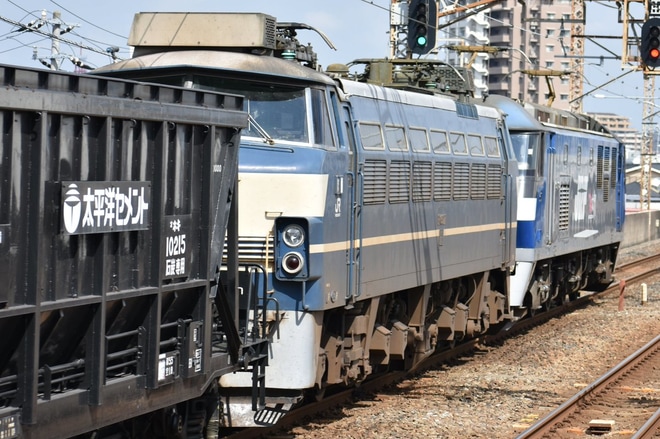 【JR貨】EF66-27高崎へを西浦和駅で撮影した写真
