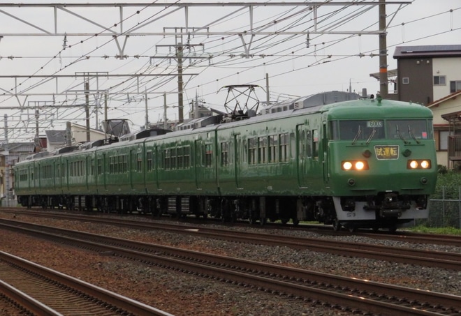 【JR西】117系S3編成本線試運転を摂津富田〜JR総持寺間で撮影した写真