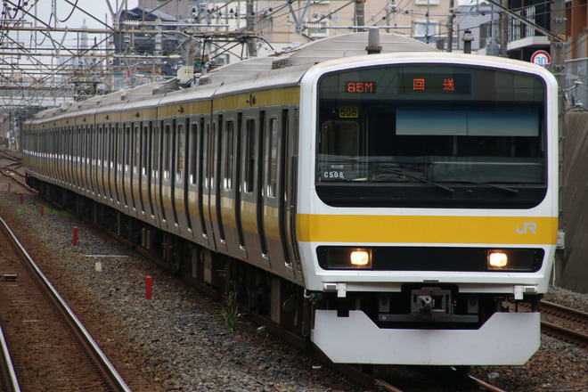 【JR東】209系ミツC508編成 方転回送を東浦和駅で撮影した写真