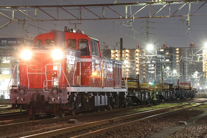 【JR東】DE10-1571牽引の大原工臨運転を新小岩操駅で撮影した写真