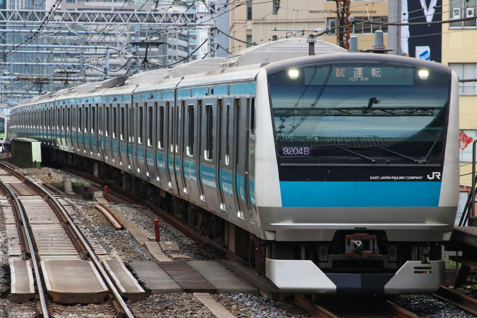 【JR東】E233系さいたま車使用 京浜東北線乗務員訓練の拡大写真