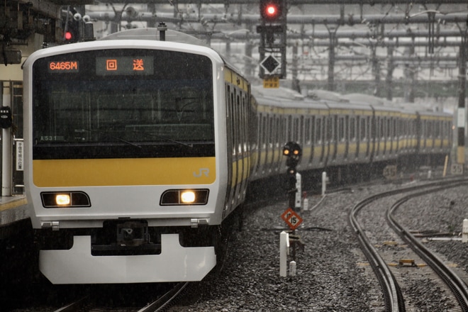 【JR東】E231系ミツA531編成 東京総合車両センター出場を大崎駅で撮影した写真