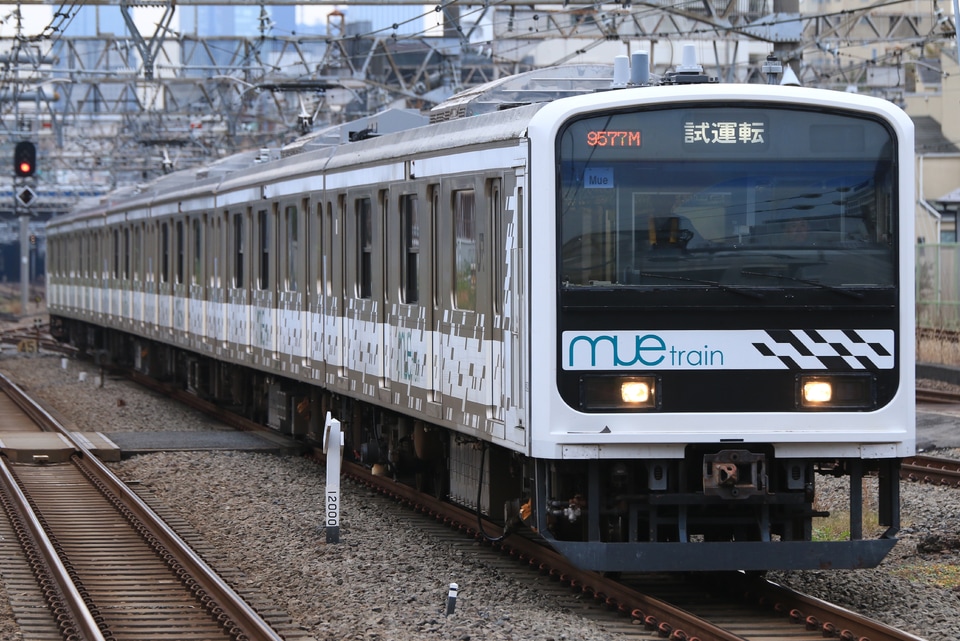 【JR東】209系『MUE-Train』総武快速線・成田線試運転の拡大写真