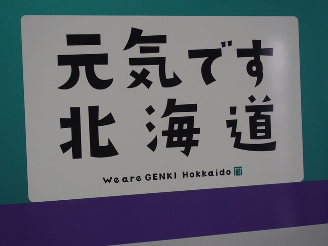 【JR北】H5系H3編成「元気です 北海道」ロゴマーク貼付を大宮駅で撮影した写真