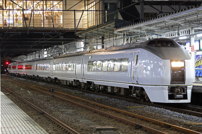 【JR東】臨時快速「ぶらり高尾散策号」運行を水戸駅で撮影した写真