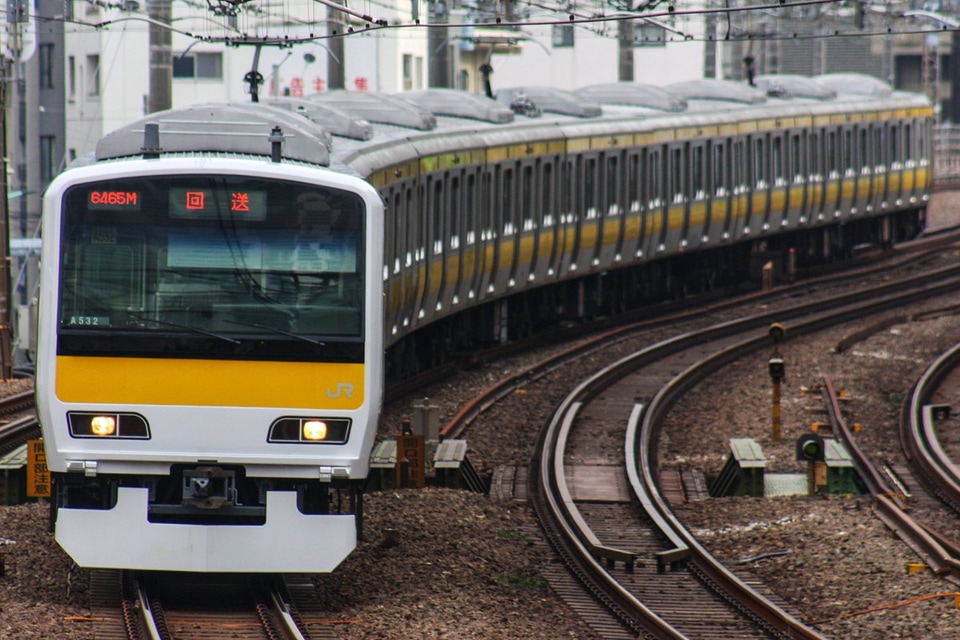 【JR東】E231系ミツA532編成 東京総合車両センター出場の拡大写真
