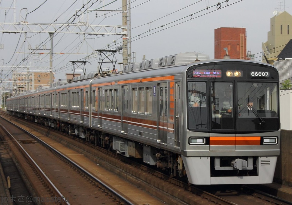 【大阪メトロ】66系66607F阪急線で試運転の拡大写真