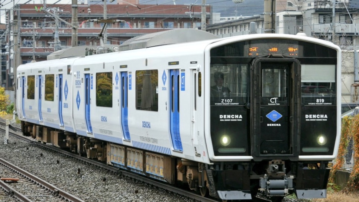 Jr九 819系z007編成が改番されz107編成になり小倉工場を出場 2nd Train鉄道ニュース