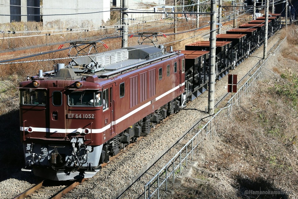 【JR東】ホキ800の8両が廃車回送で長野への拡大写真