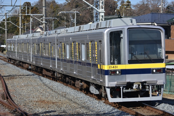 【東武】20000系20400型21431Fが出場を鷲宮駅で撮影した写真